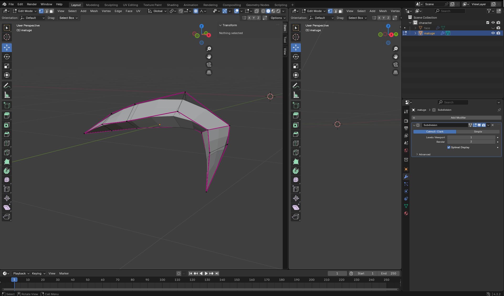 【DAY4】キャラクターモデリング