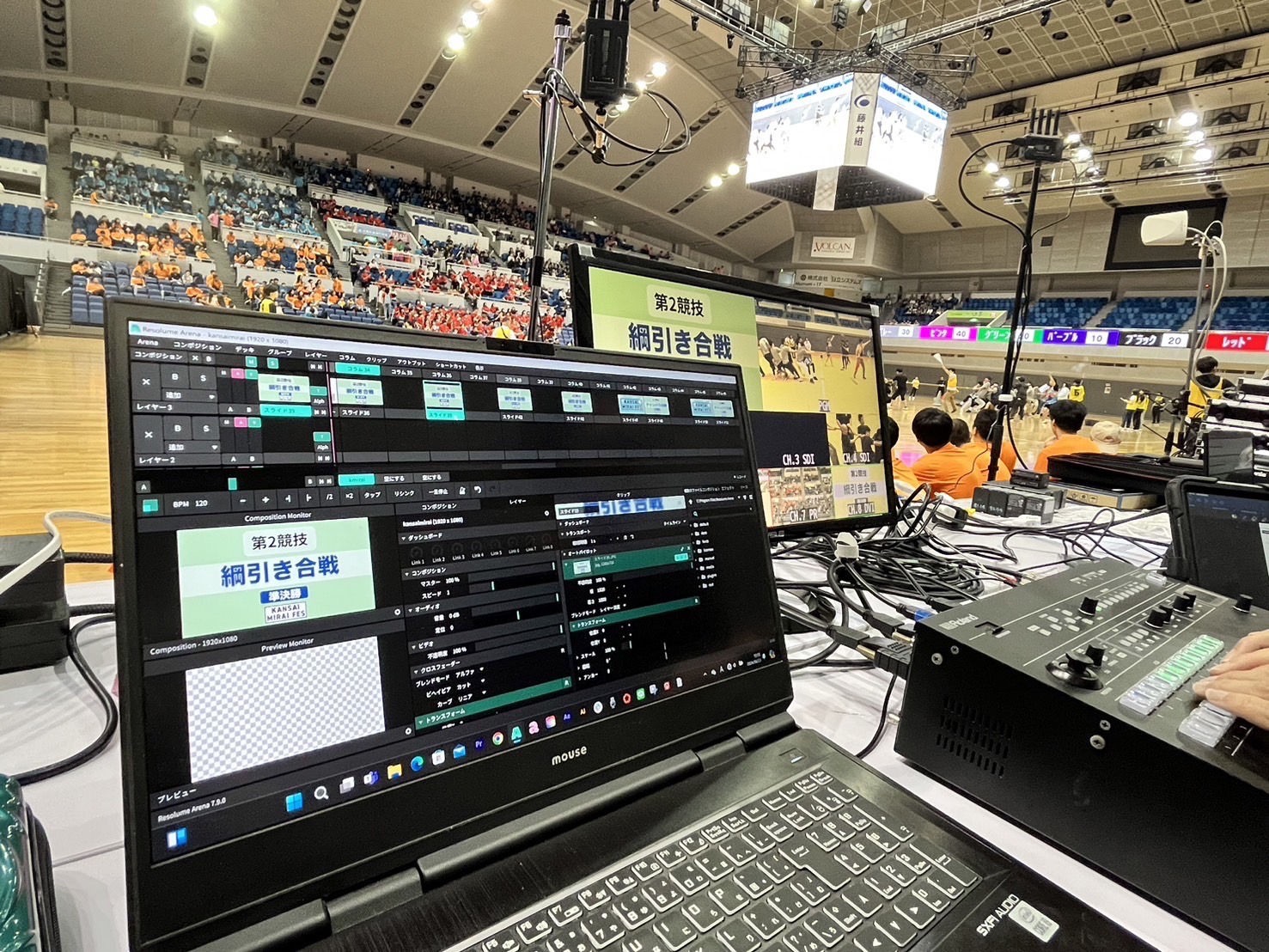 企業運動会 映像オペレーション