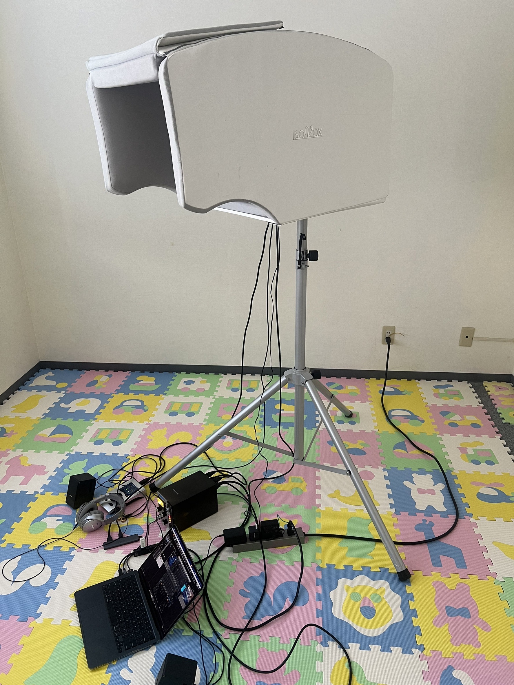 空手の全国大会オープニング映像のナレーション収録