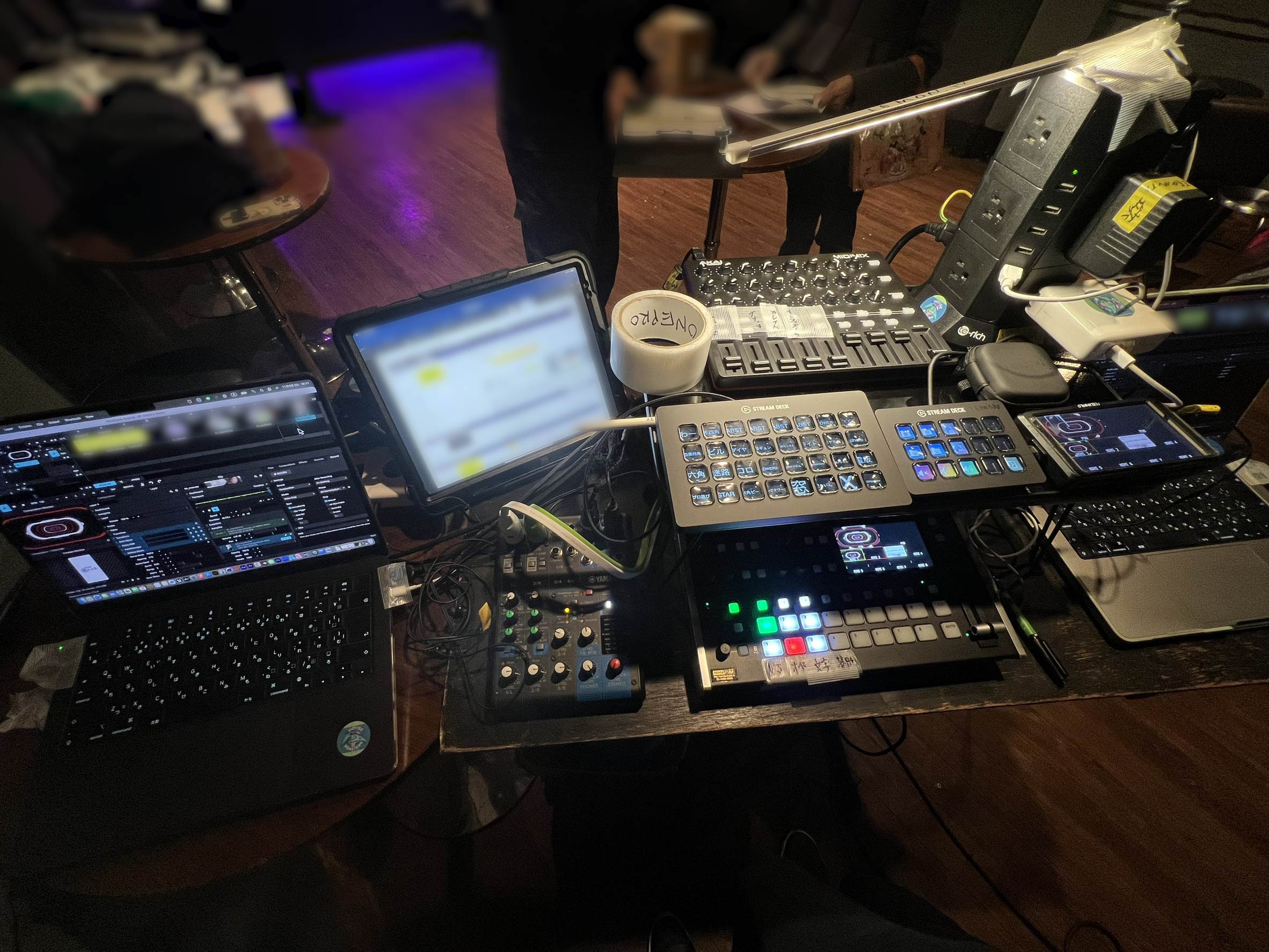 VJ現場@大阪梅田