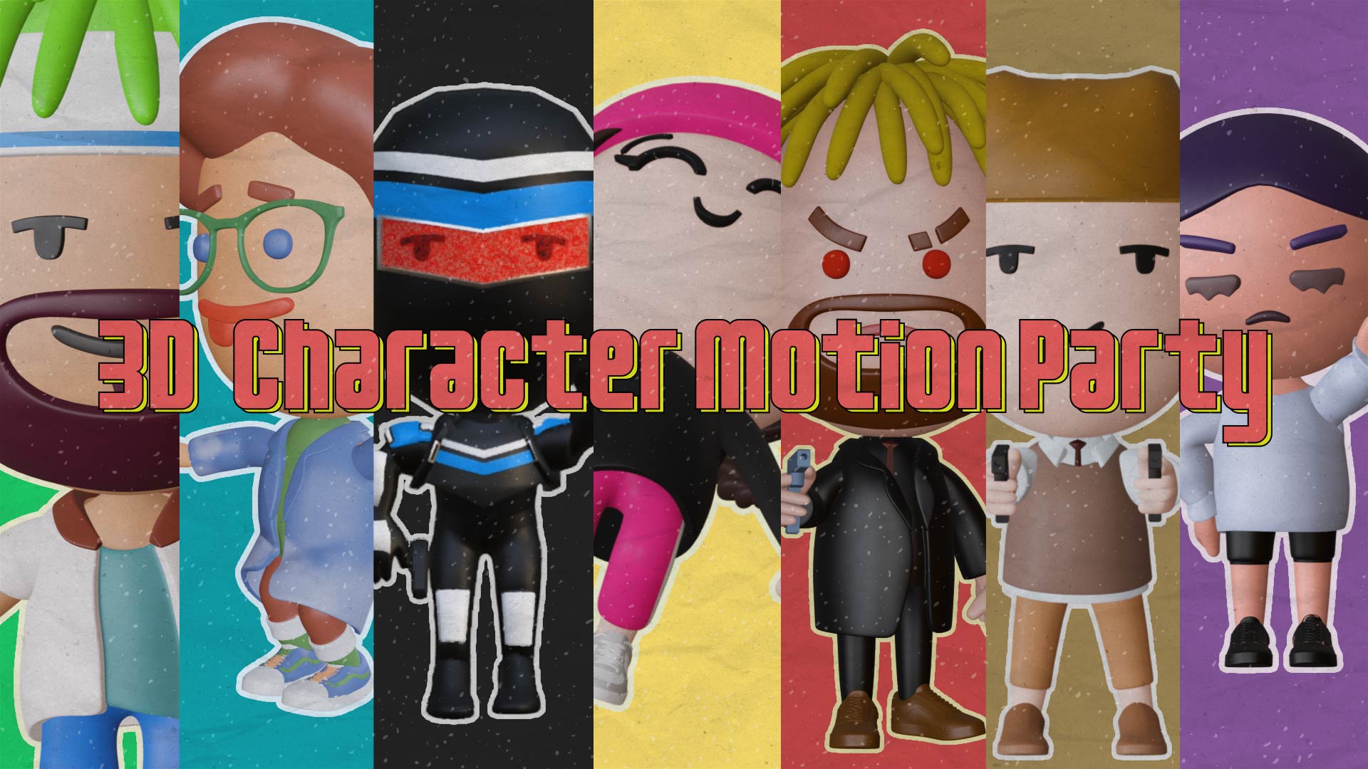 専門学校の授業で学生さんと作った3Dモーション作品