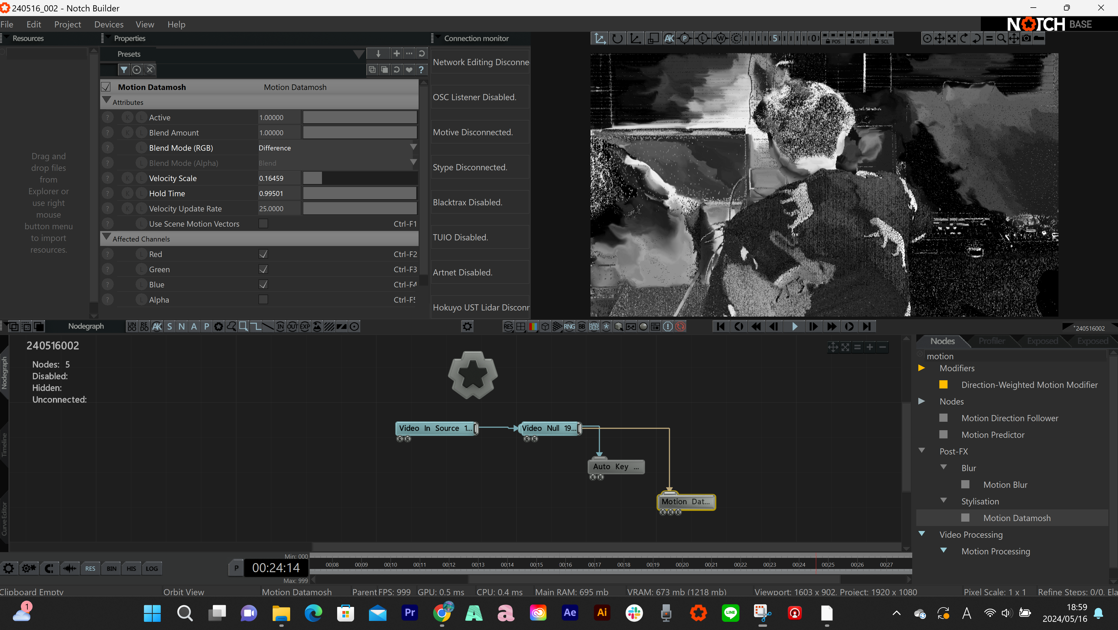 NOTCH カメラエフェクト作例1